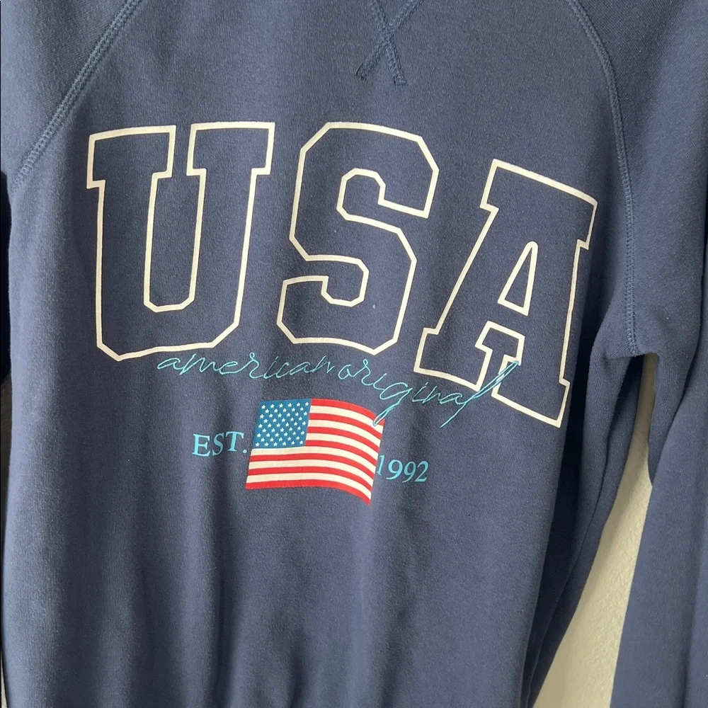 Zoe + Liv USA Graphic Sweatshirt - XS - Picture 2 of 4